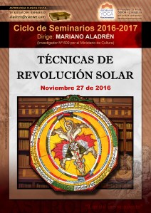 SEMINARIO técnicas de revolución solar 2016-2017 Astrología Clásica Culta Mariano Aladrén