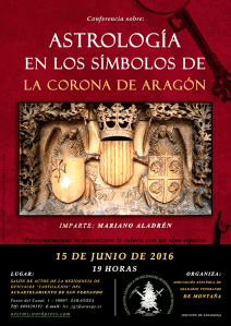 Cartel-Astrología-Clásica-Culta-Mariano-Aladrén-Símbolos-en-la-Corona-de-Aragón