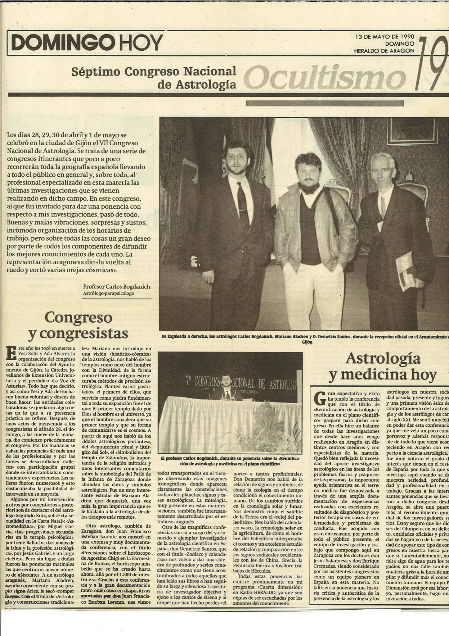 7 congreso de astrologia iberica Mariano Aladrén